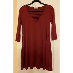 Socialite 3/4 sleeve dress